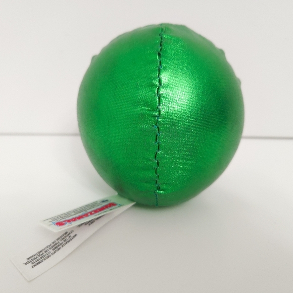 Squeezamals Rare 2018 Metallic Green Fred Frog Ball Stuffed Animal Plush Toy - Picture 4 of 7